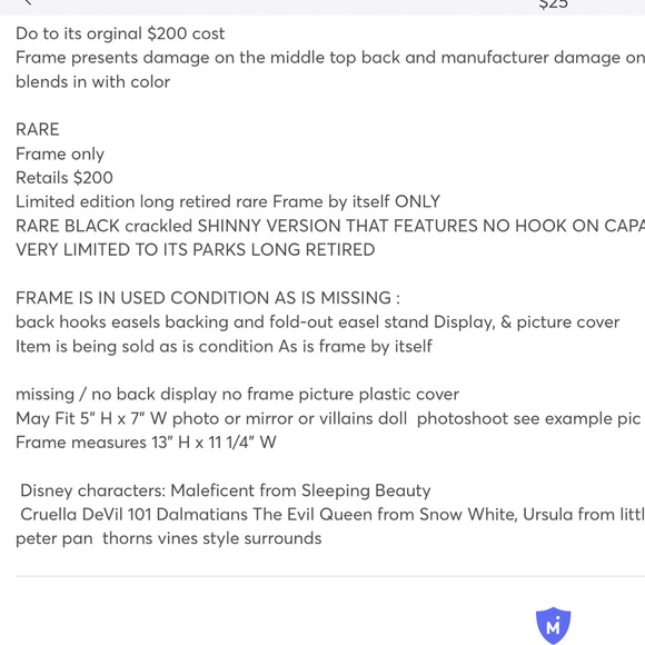 Disney villains frame Halloween decoration decor - Picture 16 of 16